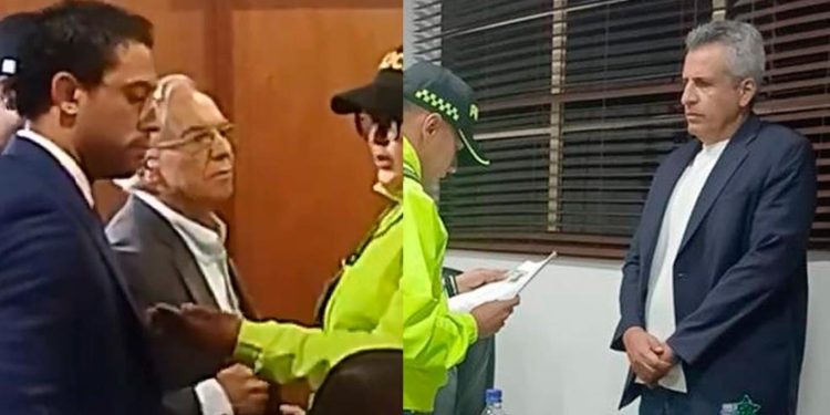 Esta fue la captura de Ricardo Bonilla en plena audiencia y Luis Fernando Velasco se entrega por caso UNGRD