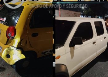 Accidente múltiple en la Vía Oriental deja cuatro personas lesionadas en Malambo