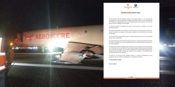 Aeronáutica Civil investiga incidente del vuelo de Aerosucre que obligó al cierre temporal del aeropuerto Cortissoz