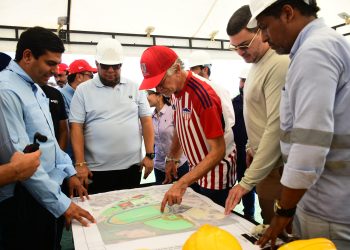 A toda marcha avanzan las obras del Complejo Deportivo de Puerto Colombia: gobernador Eduardo Verano