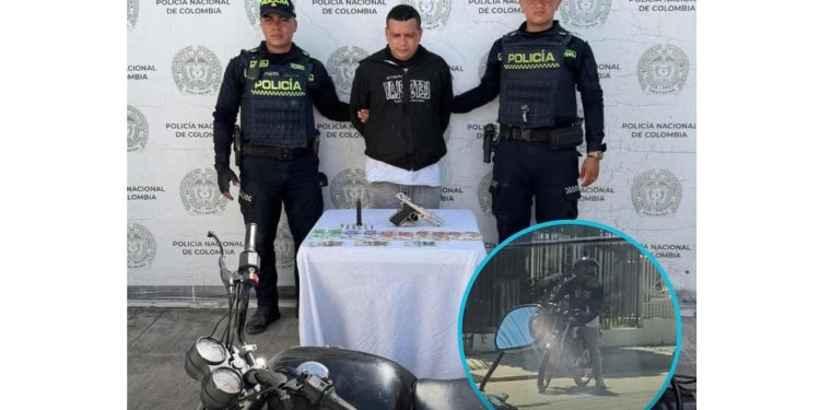 Cae presunto ladrón que tenía azotados a comerciantes: su moto no encendió y terminó capturado en la Avenida del Río