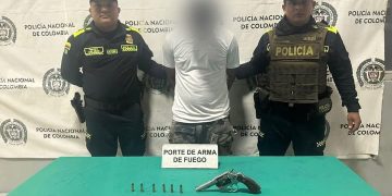 Capturan a joven armado en el norte de Barranquilla durante operativo policial