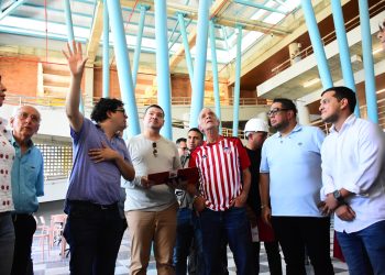Gobernador Eduardo Verano verifica finalización de obras del Mercado Sazón, nuevo polo gastronómico construido por la Gobernación del Atlántico