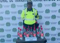Incautan licor de contrabando durante operativo vial en la carretera Cartagena–Barranquilla