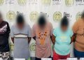 Capturados cinco presuntos expendedores de drogas en allanamientos en Lorica, Córdoba