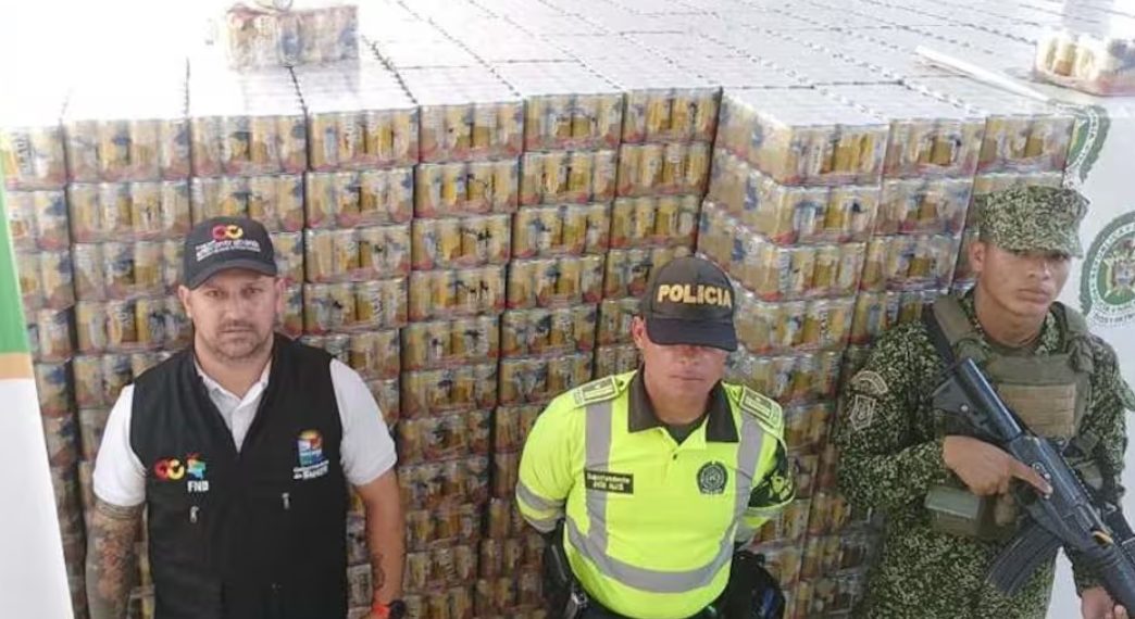 Decomisan en Sucre 60 mil latas de cerveza ilegal durante operativo en la Troncal de Occidente