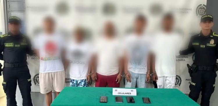 Capturan a seis señalados integrantes de banda que robaba en ‘manada’ en Barranquilla