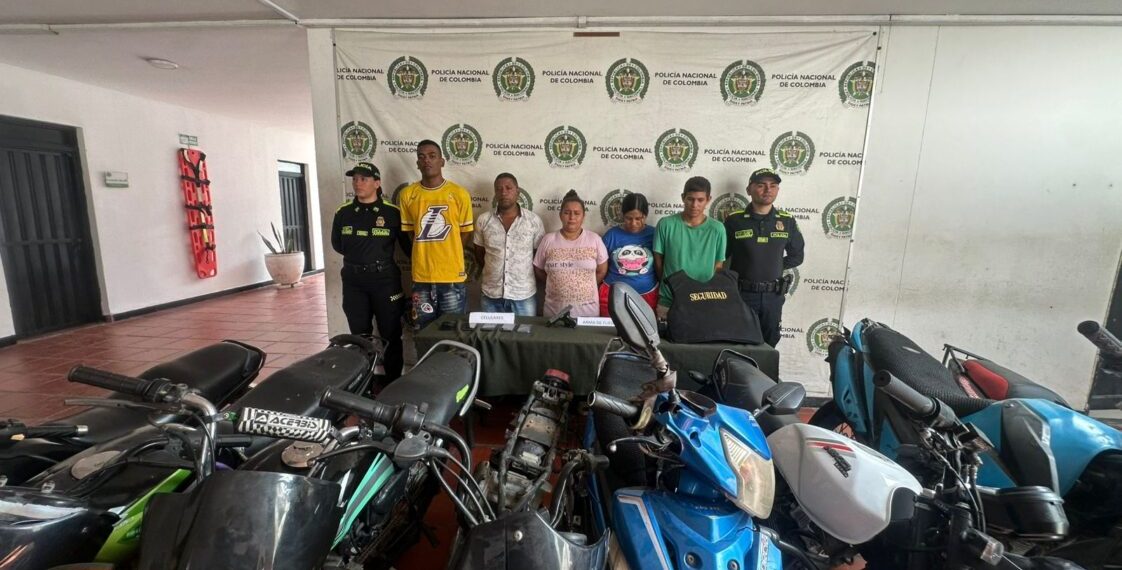 Cae red que robaba y desguazaba motocicletas en Barranquilla y Soledad: cinco capturados