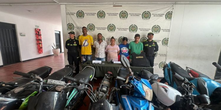 Cae red que robaba y desguazaba motocicletas en Barranquilla y Soledad: cinco capturados