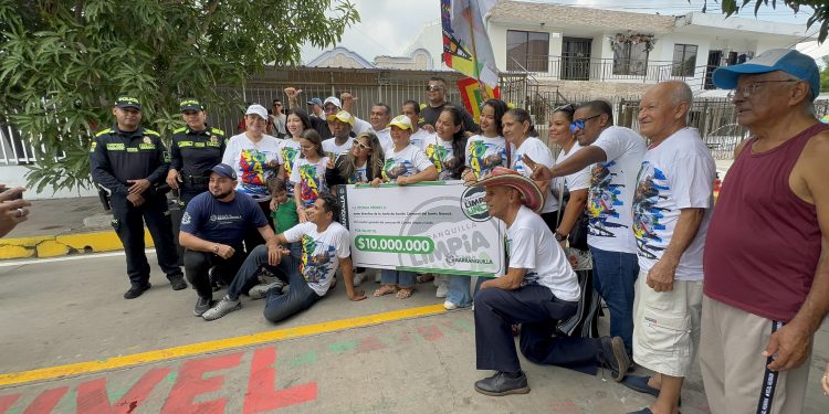 Barrio Boyacá tiene la cuadra más limpia, linda y sostenible de Barranquilla