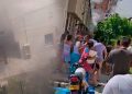 Emergencia por incendio en apartamento de conjunto en Soledad