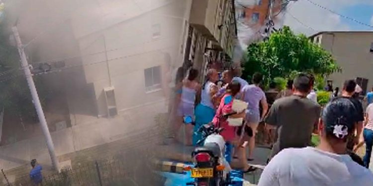 Emergencia por incendio en apartamento de conjunto en Soledad