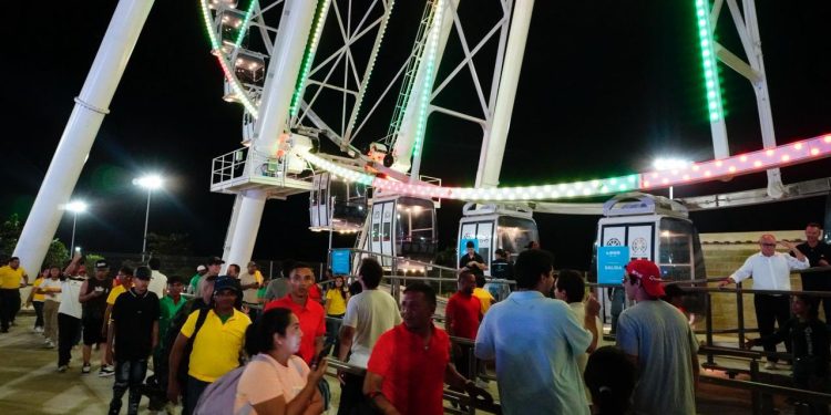 Más de 8500 personas vivieron la experiencia de la Luna del Río en el primer fin de semana abierta al público
