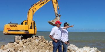 ”A buen ritmo avanzan las obras de estabilización de playas de Santa Verónica”: Eduardo Verano