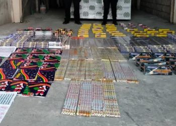 Incautan más de 52 mil unidades de pólvora en operativo sorpresa en el barrio El Boliche