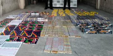 Incautan más de 52 mil unidades de pólvora en operativo sorpresa en el barrio El Boliche