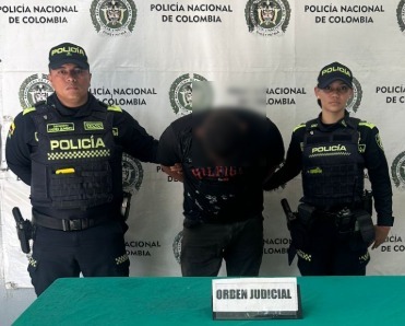Hombre con orden judicial vigente fue detenido durante patrullaje en el barrio Boyacá