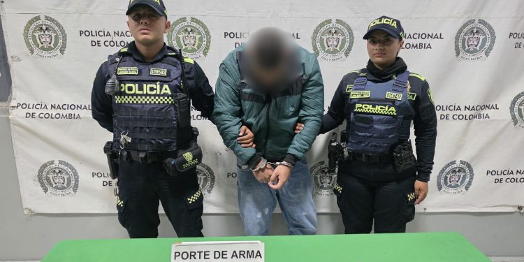 Capturan a hombre por porte ilegal de arma de fuego en el barrio Montes de Barranquilla