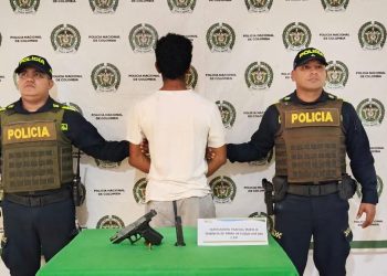 Capturan a alias ‘Lucho’ en Arjona: tenía un arma de fuego escondida