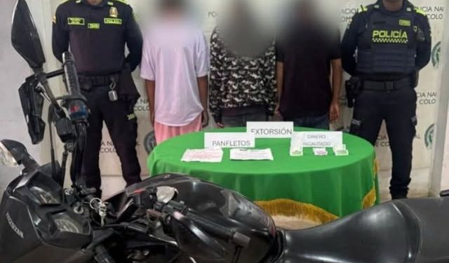 Capturan a tres adolescentes por presunta extorsión en barrio Bellavista de Malambo