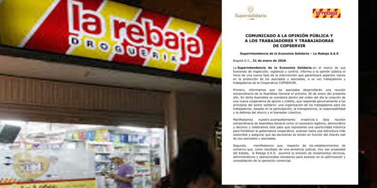 La Rebaja S.A.S. se transforma en gestor farmacéutico y será la nueva línea pública para dispensar medicamentos