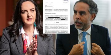 María Fernanda Cabal radica queja disciplinaria contra Armando Benedetti por presunto uso político del cargo