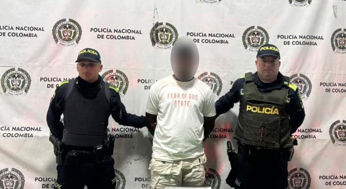 Capturado en El Bosque por porte ilegal de arma de fuego en Barranquilla