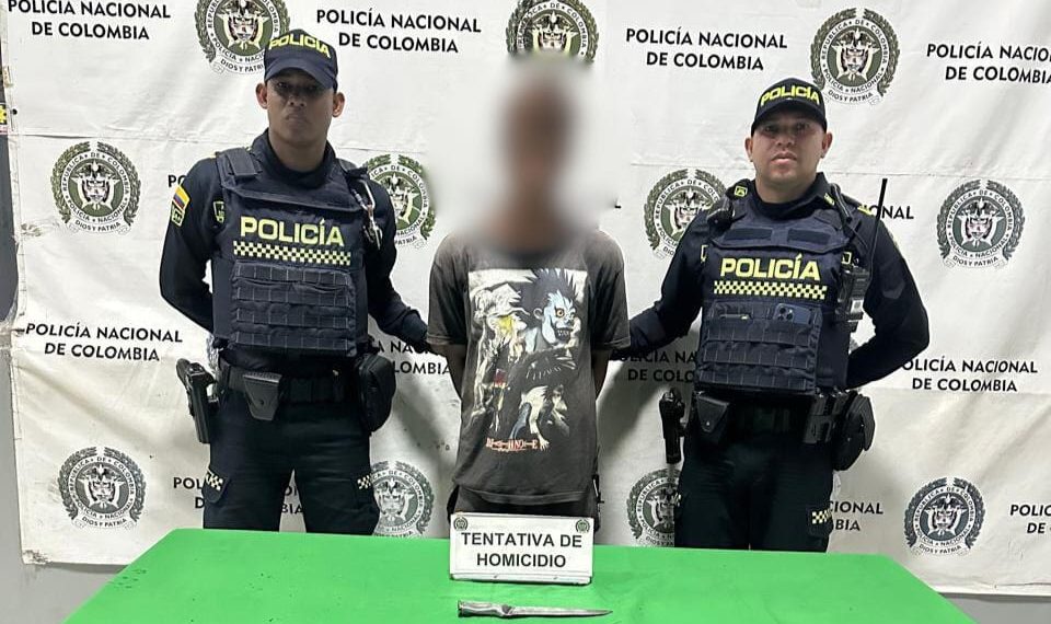 Capturan a presunto agresor por tentativa de homicidio en el barrio Santo Domingo