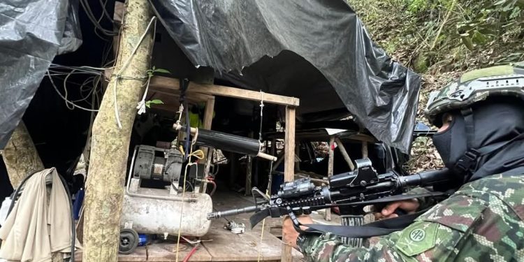 Ejército destruyó complejo cocalero del ELN avaluado en más de $5.100 millones en el sur del Cesar