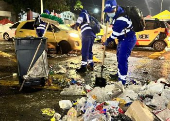 Triple A despliega operativo especial de limpieza para el inicio del precarnaval en Barranquilla