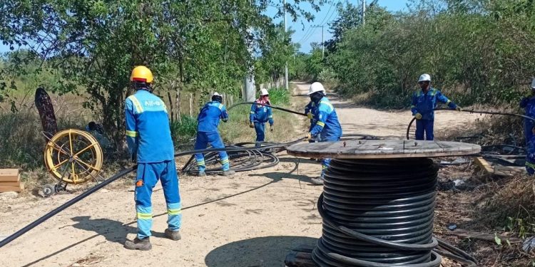 Roban 900 metros de cable en el barrio Los Cerezos en Soledad