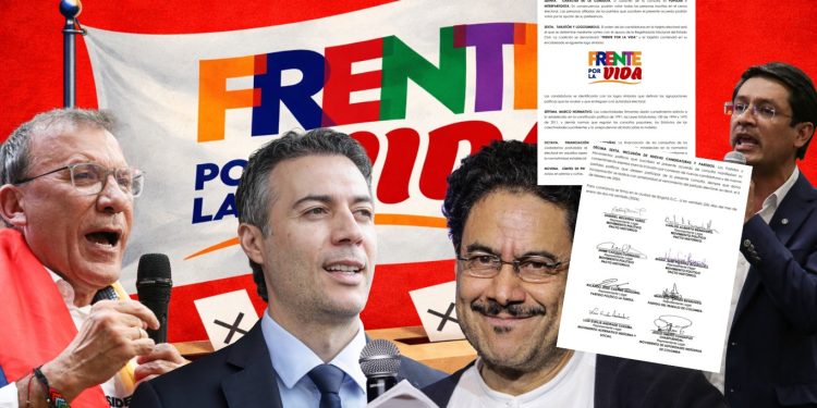 “Frente por la Vida” ya está inscrita: Iván Cepeda, Roy Barreras, Camilo Romero y Daniel Quintero participarán en la consulta interpartidista