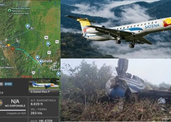 Avión de Satena perdió contacto a las 11:54 a. m. y se estrelló en zona rural de Norte de Santander: 15 muertos