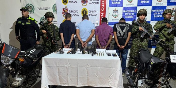 Duro golpe al ‘Clan del Golfo’ en Santander: capturan a cuatro presuntos integrantes armados