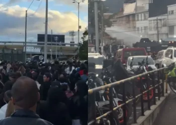 Caos y gases en el Movistar Arena: homenaje a Yeison Jiménez terminó antes de tiempo por disturbios