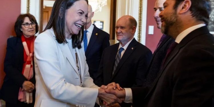 “Venezuela tiene un presidente electo”: María Corina Machado tras reunión con Trump y senadores en Washington