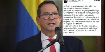 Lidio García denuncia que recorte presupuestal pone en riesgo seguridad del Congreso