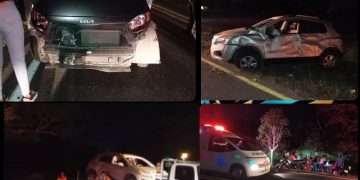 Aparatoso accidente de tránsito en la Vía La Cordialidad deja daños materiales