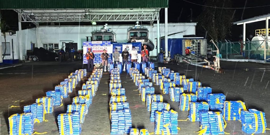 Armada de Colombia incauta 2 toneladas de cocaína en Tumaco