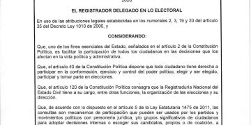 Aquí la resolución por la cual la Registraduría rechazó inscripción de Daniel Quintero y remite consulta del “Frente por la Vida” al CNE