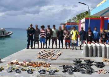 Armada intercepta embarcaciones que dejan a la deriva a 12 pescadores, en Cayo Serranilla