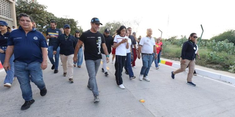 Barranquilla: La Concepción logra 100% de sus vías pavimentadas con entrega de 840 metros lineales