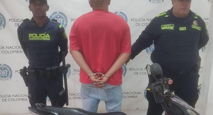 Policía Metropolitana captura a un individuo por el delito de hurto en el municipio de Malambo