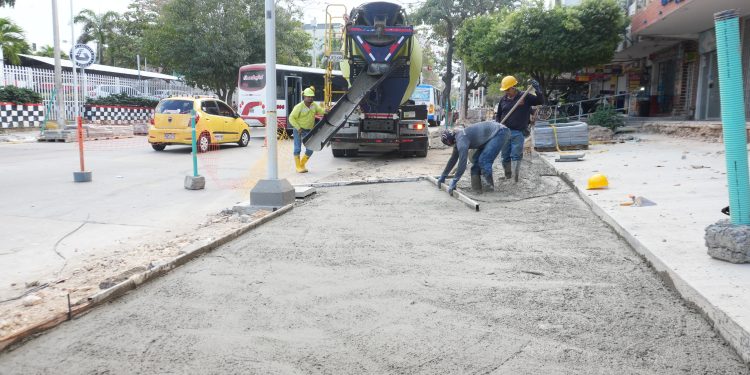 Hacia una vía más inclusiva avanzan las obras de la calle 72