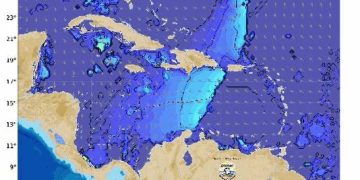 DIMAR emite alerta por fuertes vientos y oleaje en el litoral Caribe colombiano
