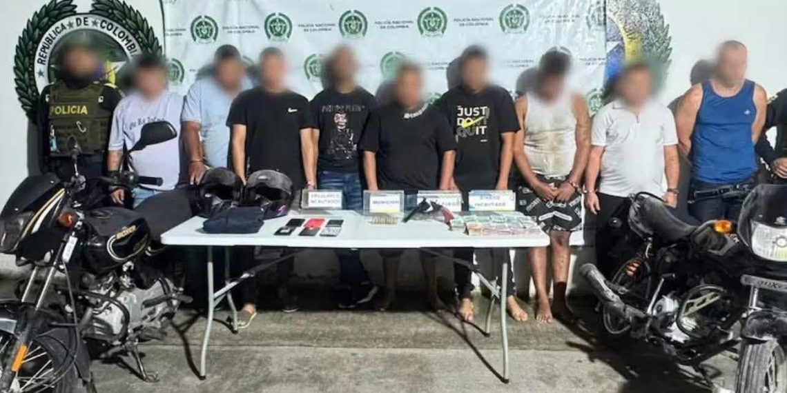 Policía desarticula en Sincelejo la banda “Los 9 Mosqueteros”, señalada de millonario fleteo