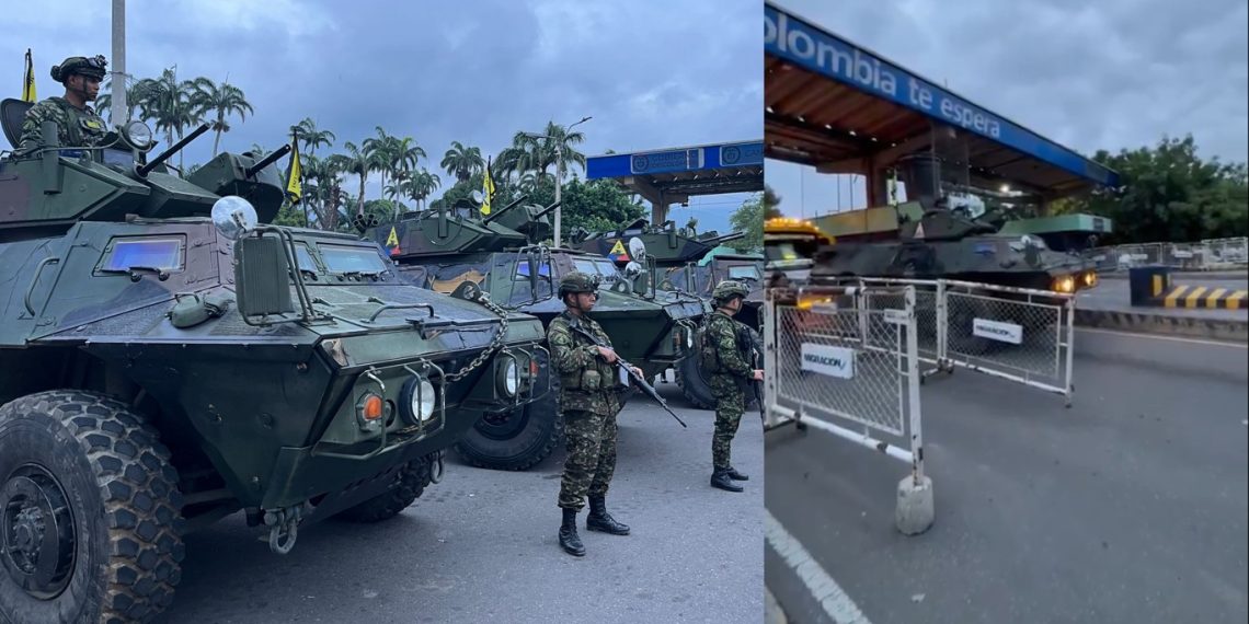 Despliegue de seguridad en los puentes internacionales entre Colombia y Venezuela