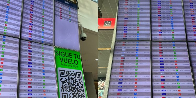 Clima paraliza El Dorado: cancelan vuelos y reprograman operaciones este martes