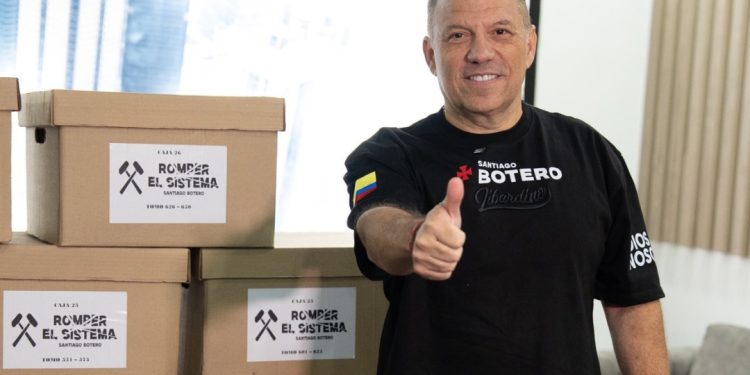 Santiago Botero logra inscripción presidencial: más de 1,1 millones de colombianos respaldan su candidatura por firmas