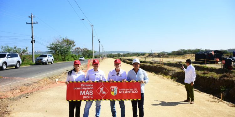 Obras del Corredor Internacional de Juan Mina avanzan un 20% y se perfilan como eje industrial de Barranquilla